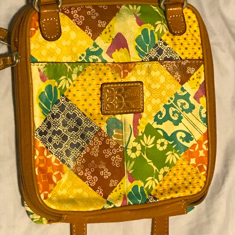 Fossil Floral Print Shoulder Bag